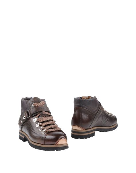 Santoni Ankle Boots in Brown for Men (Dark brown) | Lyst