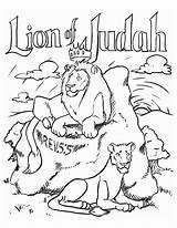 Lion Of Judah Coloring Page sketch template