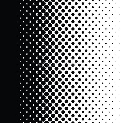 Halftone Dots Pattern Gradient in Vector Format Stock Illustration - Illustration of decorative ...