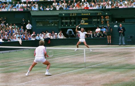 Björn Borg vs. Roscoe Tanner - Wimbledon Final (1979) - Photographic print for sale