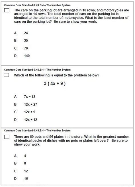 Easy 6th Grade Math Problems With Answers - Maths For Kids