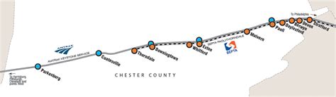 Paoli Thorndale Line Map - Alexia Lorraine