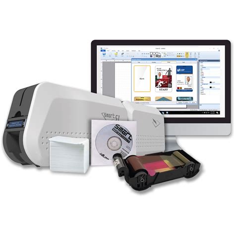 IDP SMART-51L Dual-Sided ID Card Printer and Laminator Kit