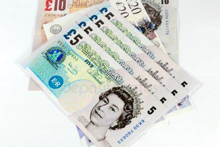 Background of English pound notes Stock Photo by ©Photomyheart 41719105