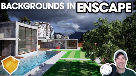 ADDING BACKGROUNDS IN ENSCAPE - Enscape Atmosphere Settings Tutorial - The Rendering Essentials