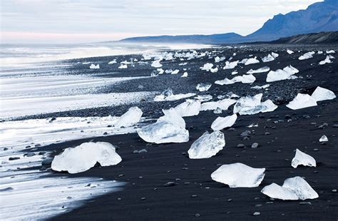 black sand beach, iceland photo | One Big Photo