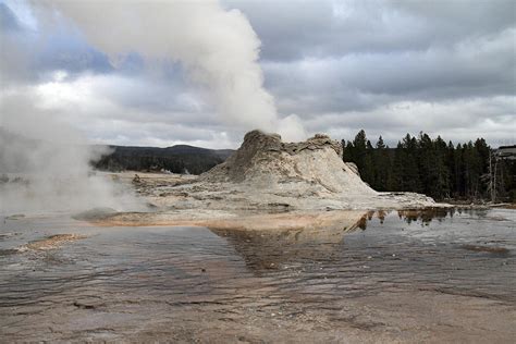 Castle Geyser in Yellowstone Photograph by Pierre Leclerc Photography - Fine Art America