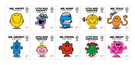 Mr Men and Little Miss stamp series designed for Royal Mail | Design Week