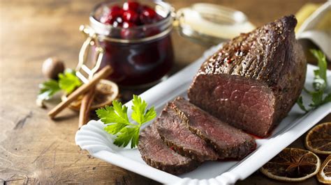 Rosemary roast beef with cranberry glaze Recipes | GoodtoKnow