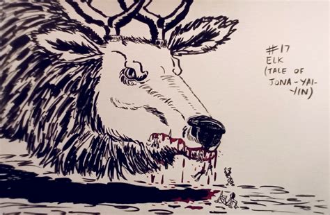 Day 17 of 31 Monsters - Giant Elk by AnnMarigo on Newgrounds