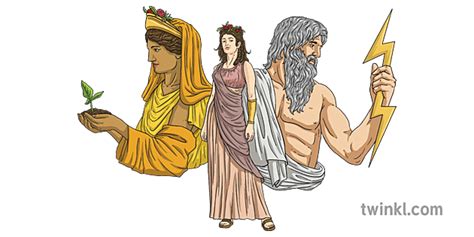 persephone zeus and demeter people greek dewa mitologi klasik topik ks2