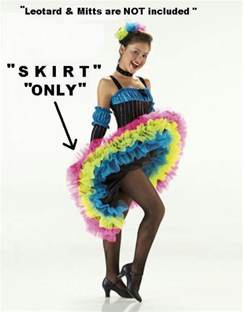 CAN CAN Skirt ONLY Swing Pageant Halloween Dance Costume SIZE CHOICE ...