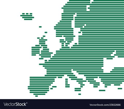 Map of europe Royalty Free Vector Image - VectorStock