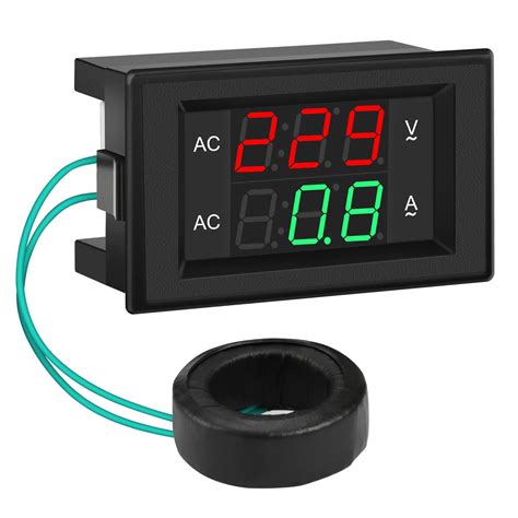 Buy Volt Amp Meter, DROK AC 500V 200A Digital Voltmeter Ammeter Panel ...