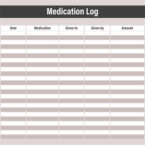 7 Best Images of Printable Medication List For Adult - Free Printable Medication Log Sheets ...