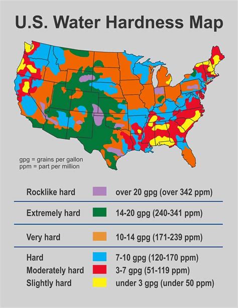 Florida Water Hardness Map - Printable Maps