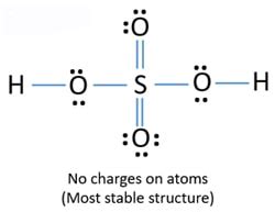 Draw Lewis Structure For H2so4 - Drawing Easy