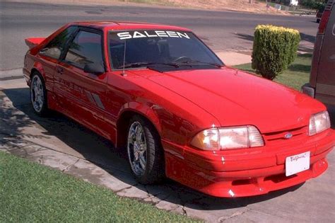 Vermilion Red 1990 Saleen Ford Mustang Hatchback - MustangAttitude.com Photo Detail