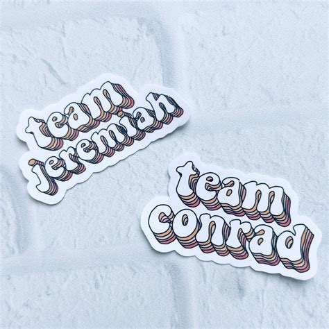 Team Conrad Sticker, Team Jeremiah Sticker, Team Stickers, Planner Sticker, Laptop Stickers ...