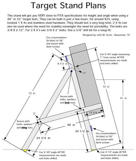 15 Diy Archery Target Stand Plans References - Glam Inc