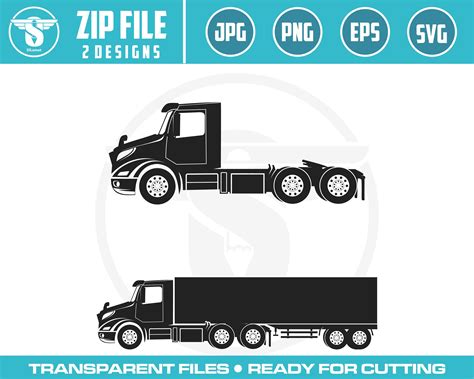 Truck Silhouette Truck Line Art Truck Outline Truck Svg | Etsy