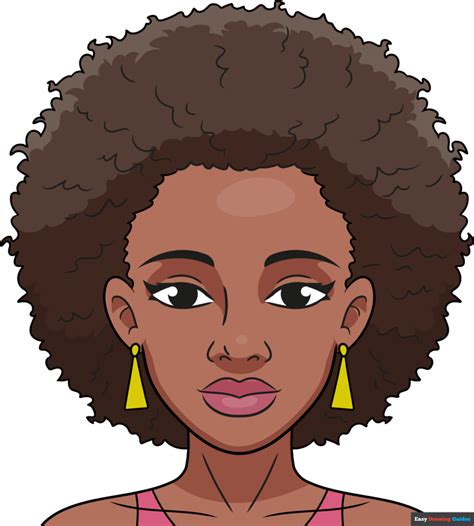 Afro Hair Cartoon