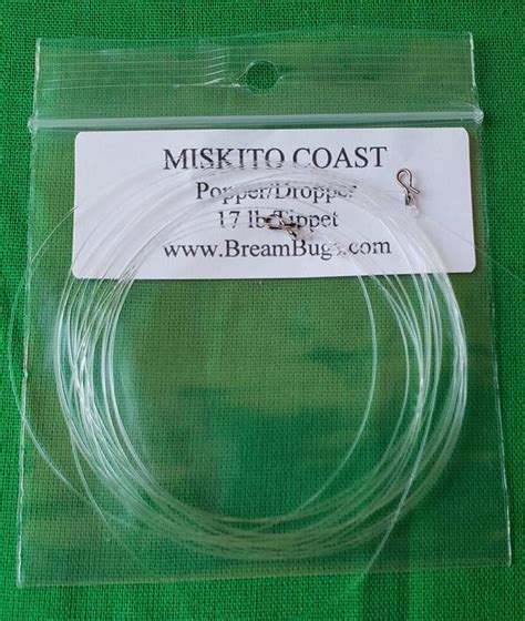 Miskito Coast 17 lb test Popper/Dropper Rig | Breambugs.com