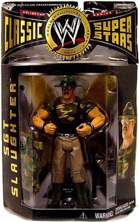 WWE Wrestling Classic Superstars Series 2 Sgt Slaughter Action Figure ...