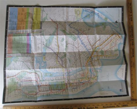 New York City Subway Map 1979 Revised 1980 | #1803008180