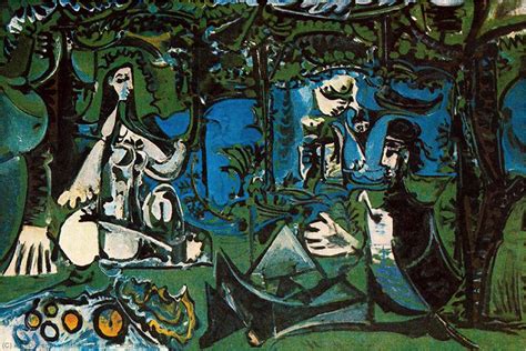 Luncheon on the grass, 1961 by Pablo Picasso (1881-1973, Spain) | Art Reproductions Pablo ...