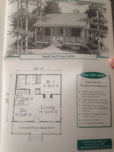 Pg 315 menards home plans encyclopedia | Cozy cabin, How to plan, House ...