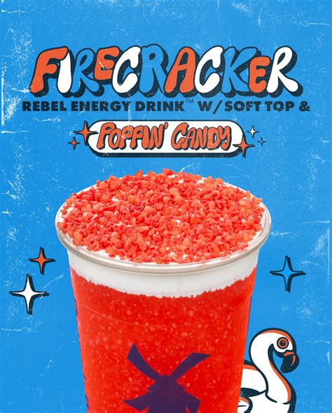 Dutch Bros Releases The Firecracker Rebel Energy Drink!