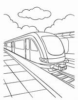 Train Coloring Page for Kids 13801454 Vector Art At Vecteezy sketch template