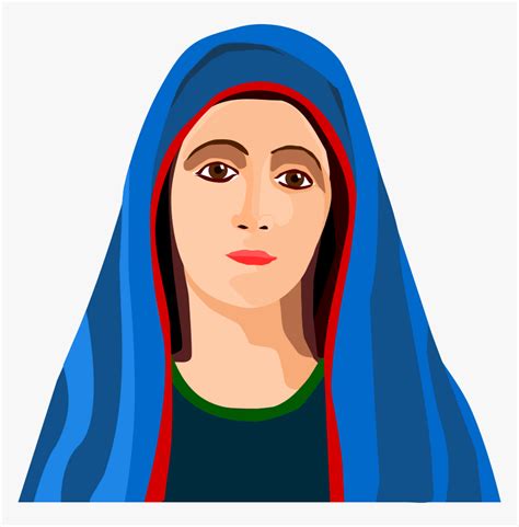 Virgin Mary Cliparts Free Download Clip Art On Png - Mama Mary Clip Art, Transparent Png - kindpng