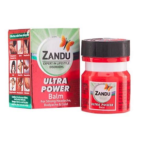 Zandu Ultra Power Balm 8ml Buy Online at Best Prices in Bangladesh AmarJhuri