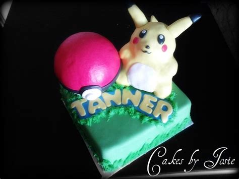 3D Pikachu And Pokeball Cake - CakeCentral.com