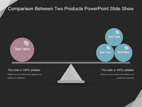 Comparison Between Two Products Powerpoint Slide Show | PowerPoint ...