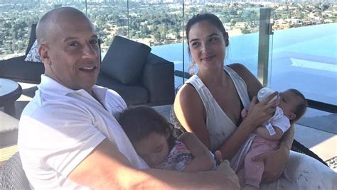 Superheroes Gal Gadot, Vin Diesel turn superparents in new pic with ...