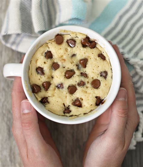 Best Ever Easy Vanilla Mug Cake Recipe with Chocolate Chips