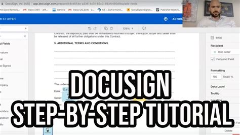 How To Use DocuSign | Step-By-Step Tutorial - YouTube