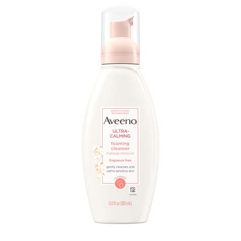 Aveeno Ultra-Calming Foaming Facial Cleanser, Sensitive Skin, Soothing, 6 fl oz - Walmart.com ...