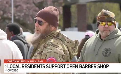 Michigan militia members say they won't allow police to arrest 77-year ...