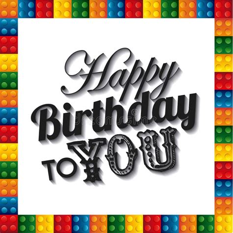 Lego Happy Birthday Stock Illustrations – 204 Lego Happy Birthday Stock ...