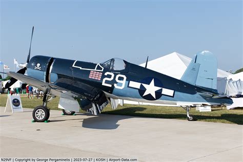 Aircraft N29VF (1945 Goodyear FG-1D Corsair C/N 3997) Photo by George Pergaminelis (Photo ID ...