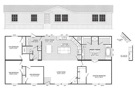 Top Mobile Home Floor Plans 2 Bedroom Popular – New Home Floor Plans