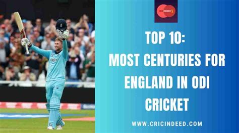 Top 10: Most Centuries for England in ODI Cricket - CricIndeed