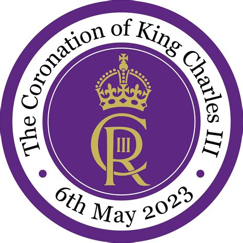 King's Coronation Badge (Purple and Gold)