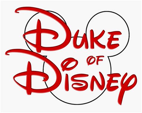 Duke Of Disney - Calligraphy, HD Png Download - kindpng