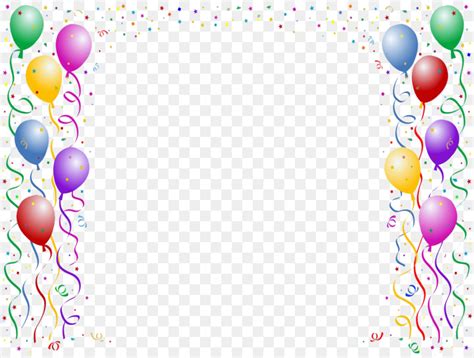 Free Birthday Border Transparent, Download Free Birthday Border Transparent png images, Free ...