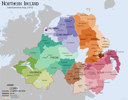 County Derry Ireland Map | secretmuseum